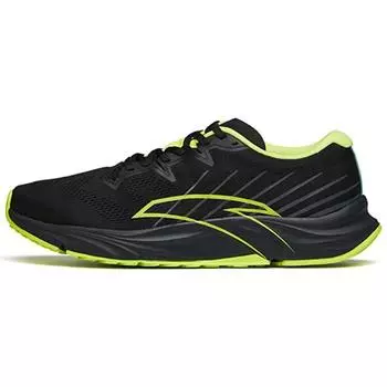 Anta Кроссовки Asphalt Dominator 1.0 Running Series Professional Cushioning Slip Non-Slip Durable Low Top для бега у мужчин, черные, зеленые, 112215590R-4 39