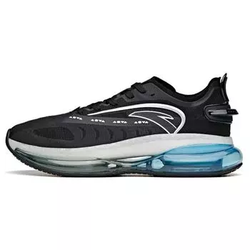 Anta Кроссовки Bubble Full-Length Air Cushion Shock Absorbing Non-Slip Износостойкие Кроссовки для бега с низким верхом для мужчин Кроссовки для бега Черный Серебристый 112125598-1 39