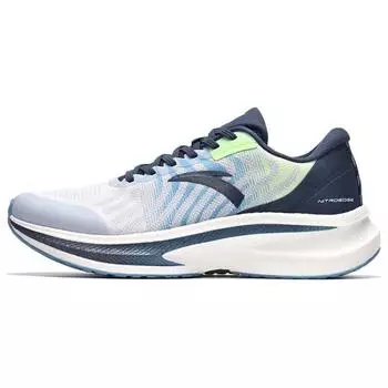 Anta Кроссовки Champion Running Shoes 2-го поколения, нескользящие, прочные, низкие, мужские кроссовки, серо-зеленые 112415562S-1 40