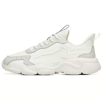 Anta Кроссовки Dancing 2.0 Shock Absorbing Non-Slip с низким верхом для повседневной носки для мужчин Белый Серый 112238860-7 44