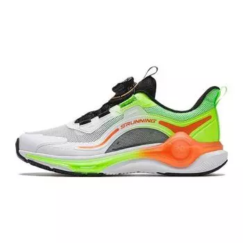 Anta Кроссовки детские Lingyun 2 нескользящие износостойкие низкие детские кроссовки белые синие оранжевые 312335571-7 33