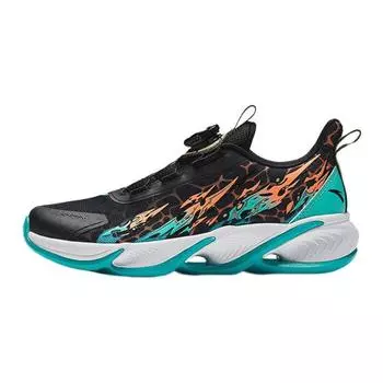Anta Кроссовки детские Red Flame 3.0 износостойкие низкие детские кроссовки черные зеленые 312335511-3 33