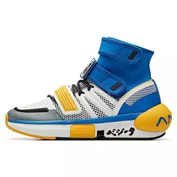 Anta Кроссовки для баскетбола Dragon Ball X Super Saiyan Vegeta High-Top, мужские кроссовки, белые, черные 11941620-6 42