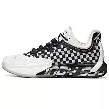 Anta Кроссовки для баскетбола Gh1 Low Indy 500, удобные, амортизирующие, устойчивые к скольжению, износостойкие, дышащие, низкие, мужские, 112021103-3 40