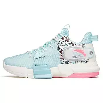 Anta Кроссовки для баскетбола Light Crazy 2 Mesh Shock Absorbing Non-Slip Waterproof Low Top, мужские кроссовки Blue 112141640S-3 44