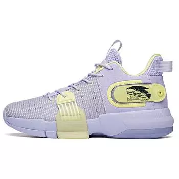 Anta Кроссовки для баскетбола Light Crazy 2 Slip Resistant Durable Mid Top Men Sneakers Light-Purple 112121610-5 44.5