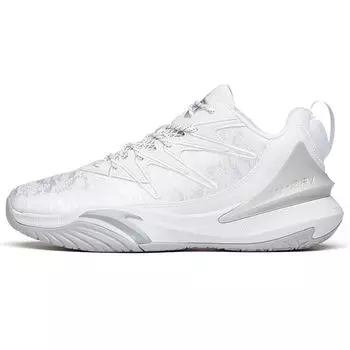 Anta Кроссовки для баскетбола Quick Decision Shock Absorbing Slip Non-Slip Durable Low Top, мужские, серебристые, 112141605-10