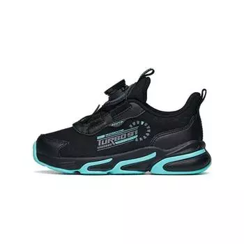 Anta Кроссовки для бега Bounce Non-Slip Shock Absorbing Durable Low Top Kids Sneakers Black Blue A312139988A-1 28