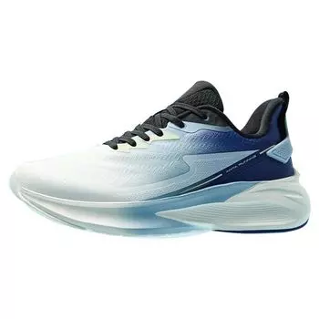 Anta Кроссовки для бега Cloud Tracking Round Toe Lace-Up, амортизирующие, износостойкие, с низким верхом, мужские, черные, белые, синие 112415522-2 40.5