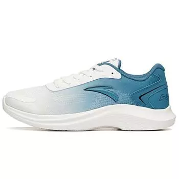 Anta Кроссовки для бега Flyknit серии Running, нескользящие, дышащие, с низким верхом, мужские, белые, синие 112135571-4 41