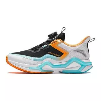Anta Кроссовки для бега Kids Bow Speed, нескользящие, амортизирующие, износостойкие, средней высоты, детские кроссовки Competition-Blue 312345505H-2 40