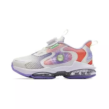 Anta Кроссовки для бега Kids UFO 4.0 Comfortable Cushioning Low-Go, детские, белые, оранжевые, фиолетовые 322239908-2 28