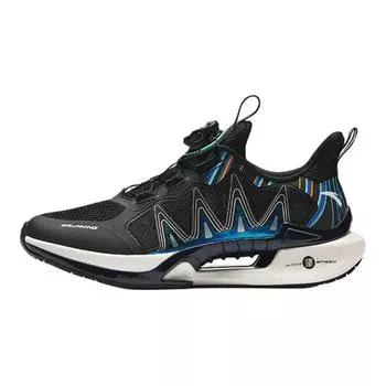 Anta Кроссовки для бега Kids Wind Chaser 6.0 универсальные удобные амортизирующие дышащие с отскоком низкие детские кроссовки черные 312425517-6 33