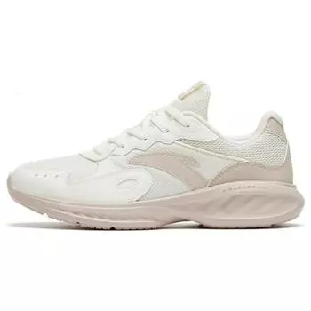 Anta Кроссовки для бега Nebula Running Series с низким верхом, амортизирующие, нескользящие, прочные, женские, белые, серые 922445571-1 38
