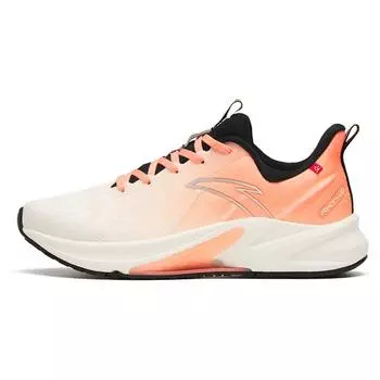 Anta Кроссовки для бега Rocket 4.0 Advanced Training Series с низким дышащим верхом, женские кроссовки для бега, белые, оранжевые, черные 122245530-1 36