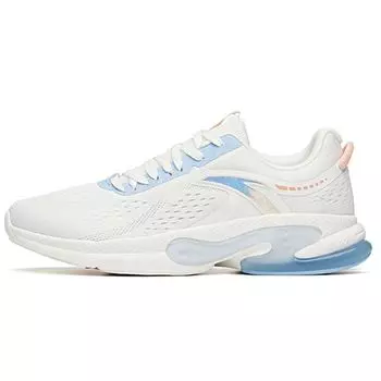 Anta Кроссовки для бега серии Lifestyle Series Elastic Rubber Technology Low-Go для женщин, белые, синие, 122125502-2 35.5