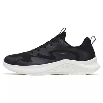 Anta Кроссовки для бега серии Walking Running, нескользящие, износостойкие, с отскоком, с низким верхом, женские кроссовки, цвет черный, белый 912315573-2 44