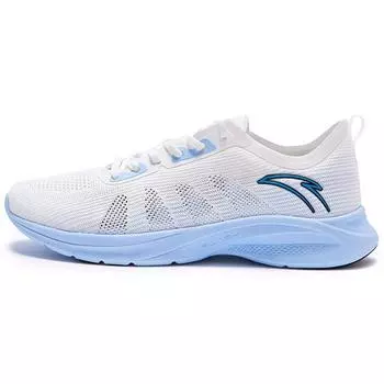 Anta Кроссовки для бега Urban Running Shock Absorbing Non-Slip Rebound Low-Top с дышащим верхом для мужчин, белые, синие, 112225540-3 44