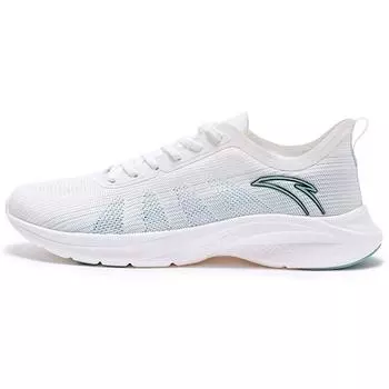 Anta Кроссовки для бега Urban Running Shock Absorbing Non-Slip Rebound Low-Top с дышащим верхом для мужчин, белые, зеленые, 112225540-2 40