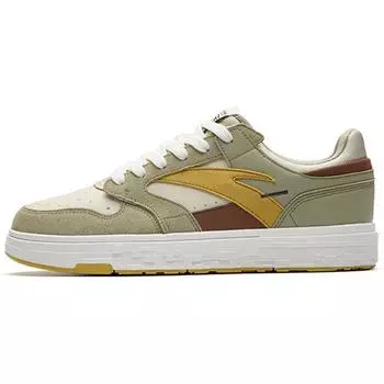 Anta Кроссовки для скейтбординга Street Play Low Top, мужские кроссовки, белые, зеленые 112238066-3