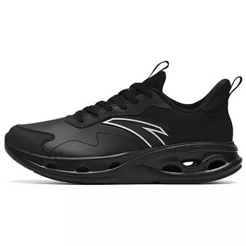 Anta Кроссовки Energy Ring Breathable Lightweight Rebound Low-Touch для бега, мужские, ярко-черные, 112315575-7 40