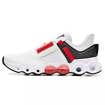 Anta Кроссовки Energy Ring Casual Shock Absorbing Non Slip Wear Resistance Air-Stick с низким верхом для бега для мужчин White Grey Red 91918871-1 43
