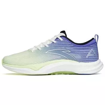 Anta Кроссовки Hydrogen Run 4 Low Top для бега, мужские, белые, желтые, фиолетовые, 112225541-2 40