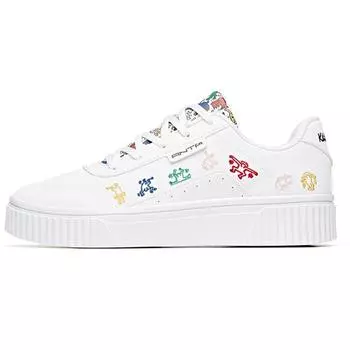 Anta Кроссовки Keith Haring X Lifestyle Series Low-Top женские кроссовки белые желтые 922038023-9 36.5