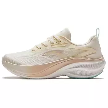 Anta Кроссовки Leaf Comfortable Simple Shock Absorbing Non-Slip Low Top для женщин, кроссовки Light-Beige 122425535-2 36