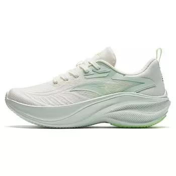 Anta Кроссовки Leaf Comfortable Universal Non-Slip Wear-Stick Casual Running Shoes Women sneakers White Green 122425535-1 35.5