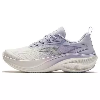 Anta Кроссовки Leaf Slip Resistant Durable Low Top для бега, женские кроссовки, белые, фиолетовые, 122425535-5 35.5