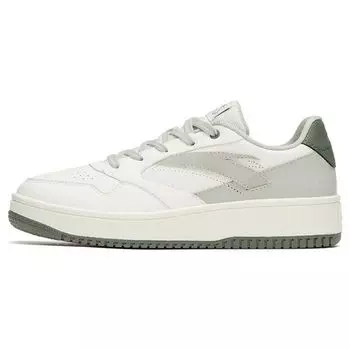 Anta Кроссовки Life Series Zero Feel Slip, прочные, легкие, с низким верхом, для скейтбординга, женские, белые, серые, 922318060-2 36
