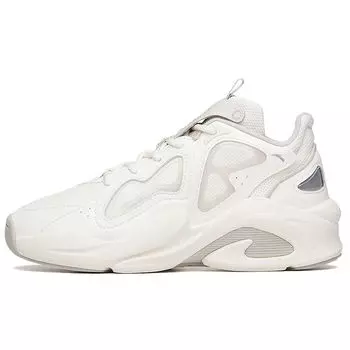 Anta Кроссовки Lifestyle Series Breathable Casual Sneakers Women Sneakers White Grey 122118088-1 36.5