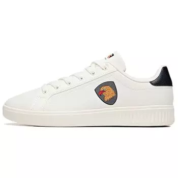 Anta Кроссовки Lifestyle Series Casual Shock Absorbing Low Top, износостойкие, мужские, цвет слоновой кости и белого 112028066-1 43