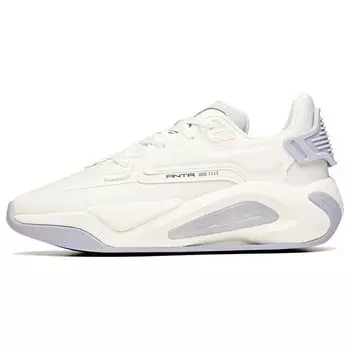 Anta Кроссовки Lifestyle Series Durable Breathable Low-Go для скейтбординга, женские, белые, фиолетовые, серые 122118083-1 39