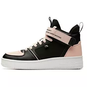 Anta Кроссовки Lifestyle Series High-Top женские кроссовки черные розовые белые 92948061-6 35.5