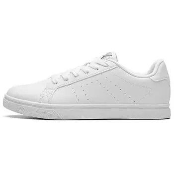 Anta Кроссовки Lifestyle Series из синтетической кожи, нескользящие, износостойкие, низкие, женские, белые 92628004-4 37.5