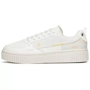 Anta Кроссовки Lifestyle Series износостойкие нескользящие низкие женские кроссовки цвета слоновой кости и белого 122148066-2 36