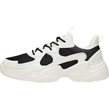 Anta Кроссовки Lifestyle Series Low-Top Dad Shoes для мужчин, белые, черные, 111938822R-8 39
