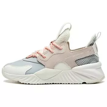 Anta Кроссовки Lifestyle Series Low-Top Dad Shoes для женщин, серые, розовые, белые 922018803-1 38