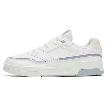 Anta Кроссовки Lifestyle Series Non-Slip Durable Low-Top для скейтбординга женские белые серые 922318062-1 35.5
