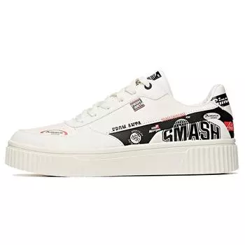 Anta Кроссовки Lifestyle Series Non-Slip Durable Low-Top для скейтбординга для мужчин, белые, черные, 111948021R-1 42