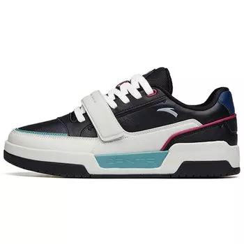 Anta Кроссовки Lifestyle Series Non-Slip Durable Low-Top для скейтбординга для мужчин, черные, серые 912218067-4 42