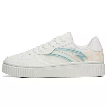 Anta Кроссовки Lifestyle Series с нескользящей износостойкой подошвой для скейтбординга женские белые синие 122138066-2 40