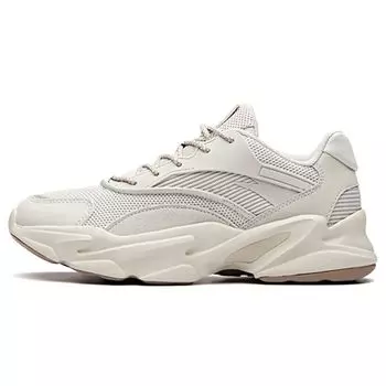 Anta Кроссовки Lifestyle Series с нескользящей износостойкой дышащей низкой повседневкой, мужские кроссовки Linen-Gray 11848883-2 40.5