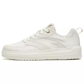 Anta Кроссовки Lifestyle Series Slip-Essistant Lightweight Durable Low-Top для скейтбординга для женщин, белые, серые, 922328060-3 35.5