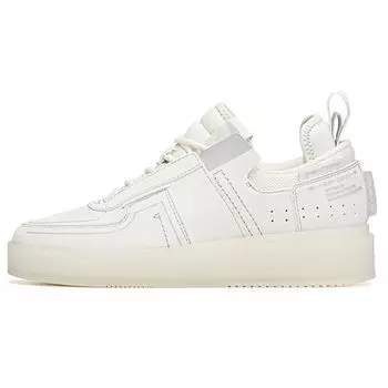 Anta Кроссовки Lifestyle Series Trendy Low-Top для скейтбординга, женские, белые, серые, 922048020-2 39
