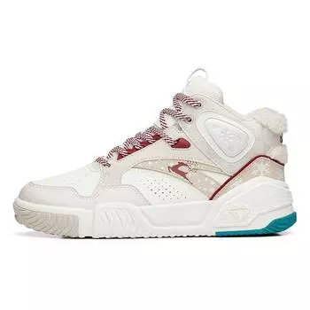 Anta Кроссовки Lifestyle Series Warmth And Anti-Slip High-Top женские кроссовки белые серые 122238090R-3 35.5
