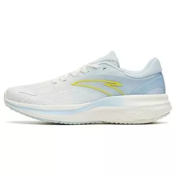 Anta Кроссовки Linfeng Shock Absorbing Non-Slip Durable Low-Go для женщин, белые, синие, 922325585-3 36.5