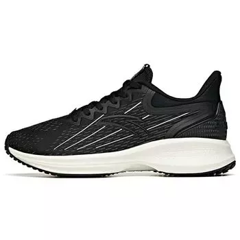 Anta Кроссовки Ling Pao 1 Running Series с амортизацией, нескользящие, с низким верхом, женские кроссовки, черные, белые 122125585-1 35.5